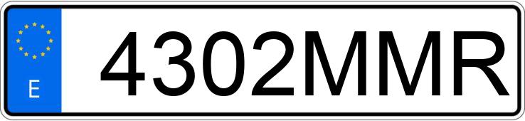 Numer rejestracyjny 4302MMR posiada BMW SERIE 4
