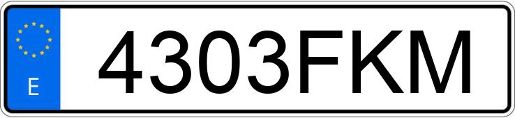 Numer rejestracyjny 4303FKM posiada AUDI Q7 Numer rejestracyjny 4303FKM posiada AUDI Q7