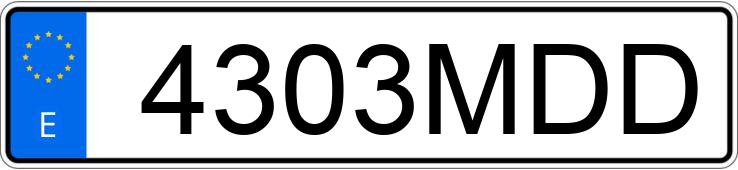 Numer rejestracyjny 4303MDD posiada FORD FOCUS Numer rejestracyjny 4303MDD posiada FORD FOCUS