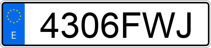 Numer rejestracyjny 4306FWJ posiada YAMAHA YBR 125 Numer rejestracyjny 4306FWJ posiada YAMAHA YBR 125