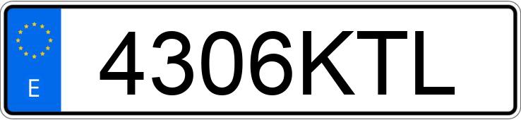 Numer rejestracyjny 4306KTL posiada MERCEDES A (177)