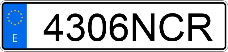 Numer rejestracyjny 4306NCR posiada AUDI Q7