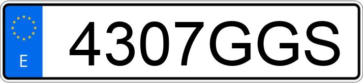 Numer rejestracyjny 4307GGS posiada PEUGEOT 207 Numer rejestracyjny 4307GGS posiada PEUGEOT 207