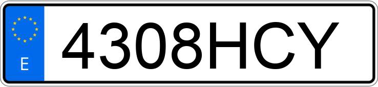 Numer rejestracyjny 4308HCY posiada HONDA CIVIC Numer rejestracyjny 4308HCY posiada HONDA CIVIC