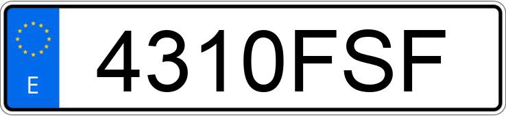 Numer rejestracyjny 4310FSF posiada CITROEN C4