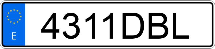 Numer rejestracyjny 4311DBL posiada BMW SERIE 3 Numer rejestracyjny 4311DBL posiada BMW SERIE 3