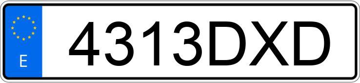 Numer rejestracyjny 4313DXD posiada BMW SERIE 3