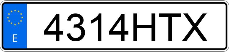 Numer rejestracyjny 4314HTX posiada SKODA OCTAVIA Numer rejestracyjny 4314HTX posiada SKODA OCTAVIA