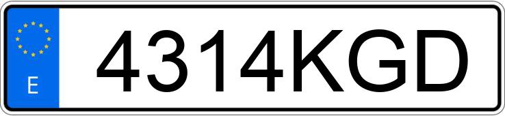 Numer rejestracyjny 4314KGD posiada PEUGEOT 208