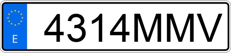 Numer rejestracyjny 4314MMV posiada MERCEDES B (247)