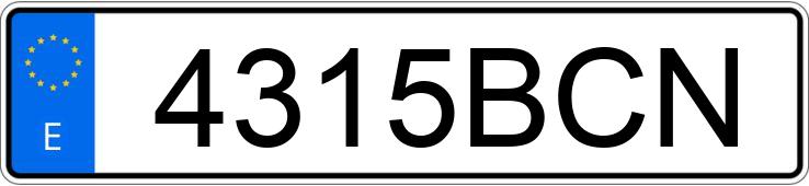 Numer rejestracyjny 4315BCN posiada AUDI A4 Numer rejestracyjny 4315BCN posiada AUDI A4