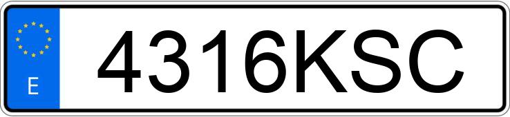Numer rejestracyjny 4316KSC posiada RENAULT CLIO