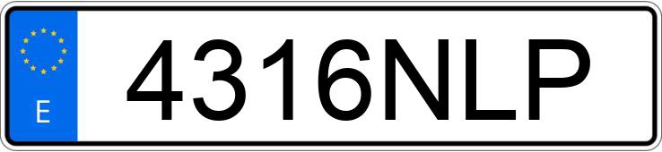 Numer rejestracyjny 4316NLP posiada AUDI A5