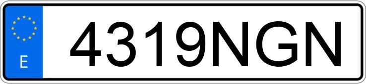 Numer rejestracyjny 4319NGN posiada SKODA FABIA Numer rejestracyjny 4319NGN posiada SKODA FABIA