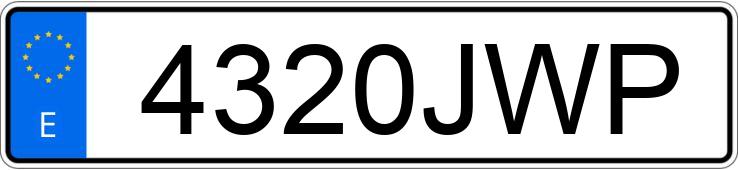 Numer rejestracyjny 4320JWP posiada FORD KUGA