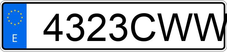 Numer rejestracyjny 4323CWW posiada LAND ROVER DEFENDER