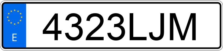 Numer rejestracyjny 4323LJM posiada FIAT DUCATO