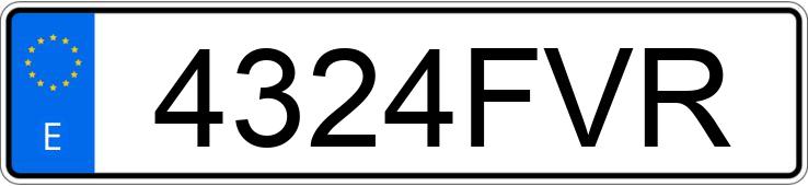 Numer rejestracyjny 4324FVR posiada CHEVROLET-GM MATIZ S 0.8