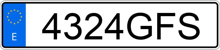 Numer rejestracyjny 4324GFS posiada MERCEDES C 200 (202)