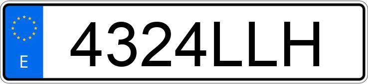 Numer rejestracyjny 4324LLH posiada PEUGEOT 508