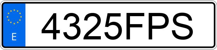 Numer rejestracyjny 4325FPS posiada CHEVROLET-GM EPICA 2.0 VCDI LTX AUTO