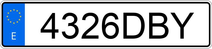 Numer rejestracyjny 4326DBY posiada AUDI A6 Numer rejestracyjny 4326DBY posiada AUDI A6