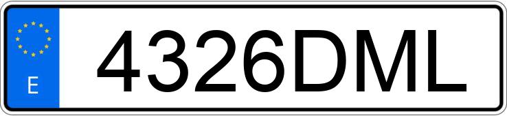 Numer rejestracyjny 4326DML posiada MERCEDES M (163-164) Numer rejestracyjny 4326DML posiada MERCEDES M (163-164)