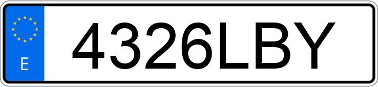 Numer rejestracyjny 4326LBY posiada HYUNDAI I30