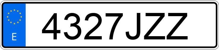 Numer rejestracyjny 4327JZZ posiada KAWASAKI J Numer rejestracyjny 4327JZZ posiada KAWASAKI J