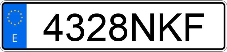 Numer rejestracyjny 4328NKF posiada BYD ATTO 3