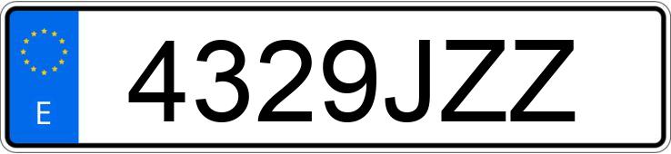 Numer rejestracyjny 4329JZZ posiada SEAT IBIZA Numer rejestracyjny 4329JZZ posiada SEAT IBIZA