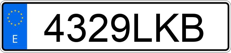 Numer rejestracyjny 4329LKB posiada SKODA FABIA Numer rejestracyjny 4329LKB posiada SKODA FABIA