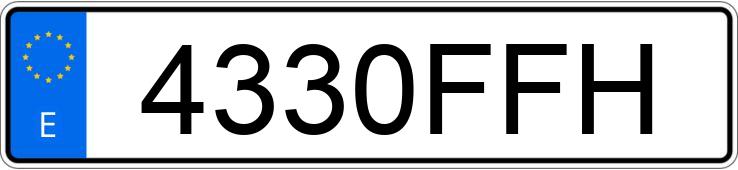 Numer rejestracyjny 4330FFH posiada OPEL CORSA