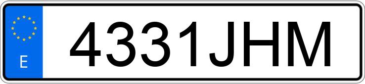 Numer rejestracyjny 4331JHM posiada NISSAN JUKE Numer rejestracyjny 4331JHM posiada NISSAN JUKE