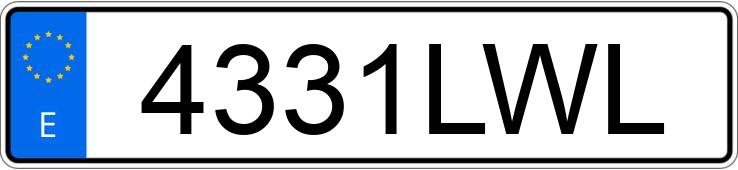 Numer rejestracyjny 4331LWL posiada NISSAN QASHQAI Numer rejestracyjny 4331LWL posiada NISSAN QASHQAI