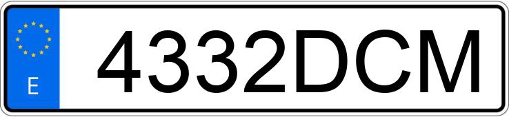 Numer rejestracyjny 4332DCM posiada HYUNDAI GETZ Numer rejestracyjny 4332DCM posiada HYUNDAI GETZ