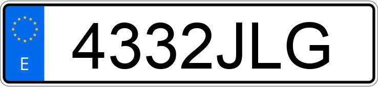 Numer rejestracyjny 4332JLG posiada HONDA SH 125I