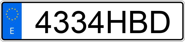 Numer rejestracyjny 4334HBD posiada CITROEN XSARA Numer rejestracyjny 4334HBD posiada CITROEN XSARA