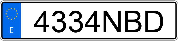 Numer rejestracyjny 4334NBD posiada FORD PUMA