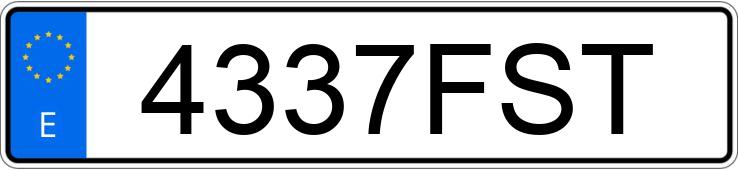 Numer rejestracyjny 4337FST posiada DODGE NITRO