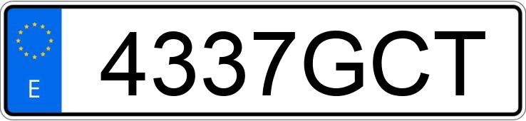 Numer rejestracyjny 4337GCT posiada NISSAN QASHQAI Numer rejestracyjny 4337GCT posiada NISSAN QASHQAI
