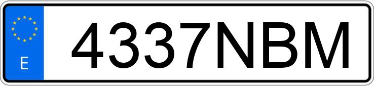 Numer rejestracyjny 4337NBM posiada VOLKSWAGEN SCIROCCO Numer rejestracyjny 4337NBM posiada VOLKSWAGEN SCIROCCO