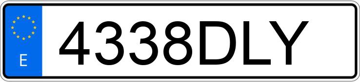 Numer rejestracyjny 4338DLY posiada AUDI 80 Numer rejestracyjny 4338DLY posiada AUDI 80