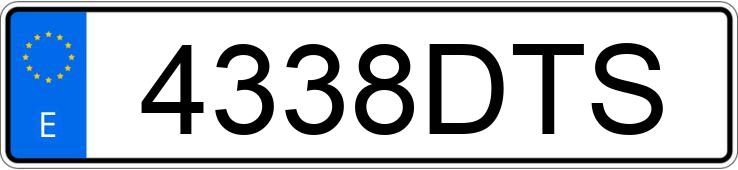 Numer rejestracyjny 4338DTS posiada OPEL MERIVA Numer rejestracyjny 4338DTS posiada OPEL MERIVA