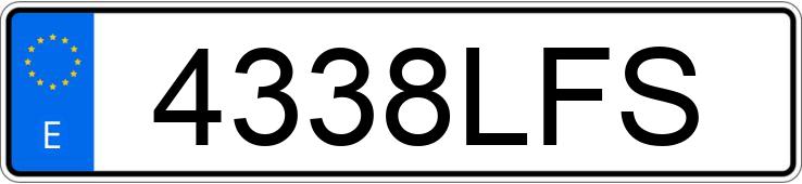 Numer rejestracyjny 4338LFS posiada PEUGEOT 208 Numer rejestracyjny 4338LFS posiada PEUGEOT 208