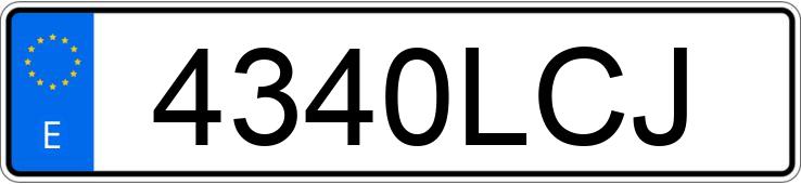 Numer rejestracyjny 4340LCJ posiada BMW R 1250