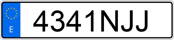 Numer rejestracyjny 4341NJJ posiada MINI MINI