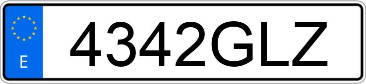 Numer rejestracyjny 4342GLZ posiada BMW SERIE 3