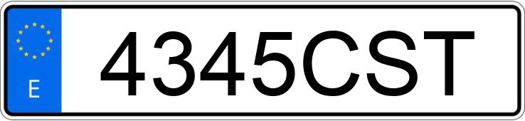 Numer rejestracyjny 4345CST posiada TOYOTA LAND CRUISER Numer rejestracyjny 4345CST posiada TOYOTA LAND CRUISER