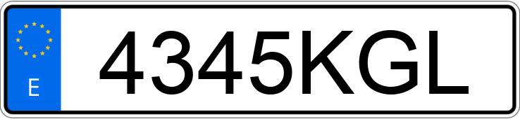 Numer rejestracyjny 4345KGL posiada MINI MINI CLUBMAN COOPER